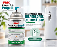 Kit Clean Air Purge Iii 181g + Dispensador Auto Fmc