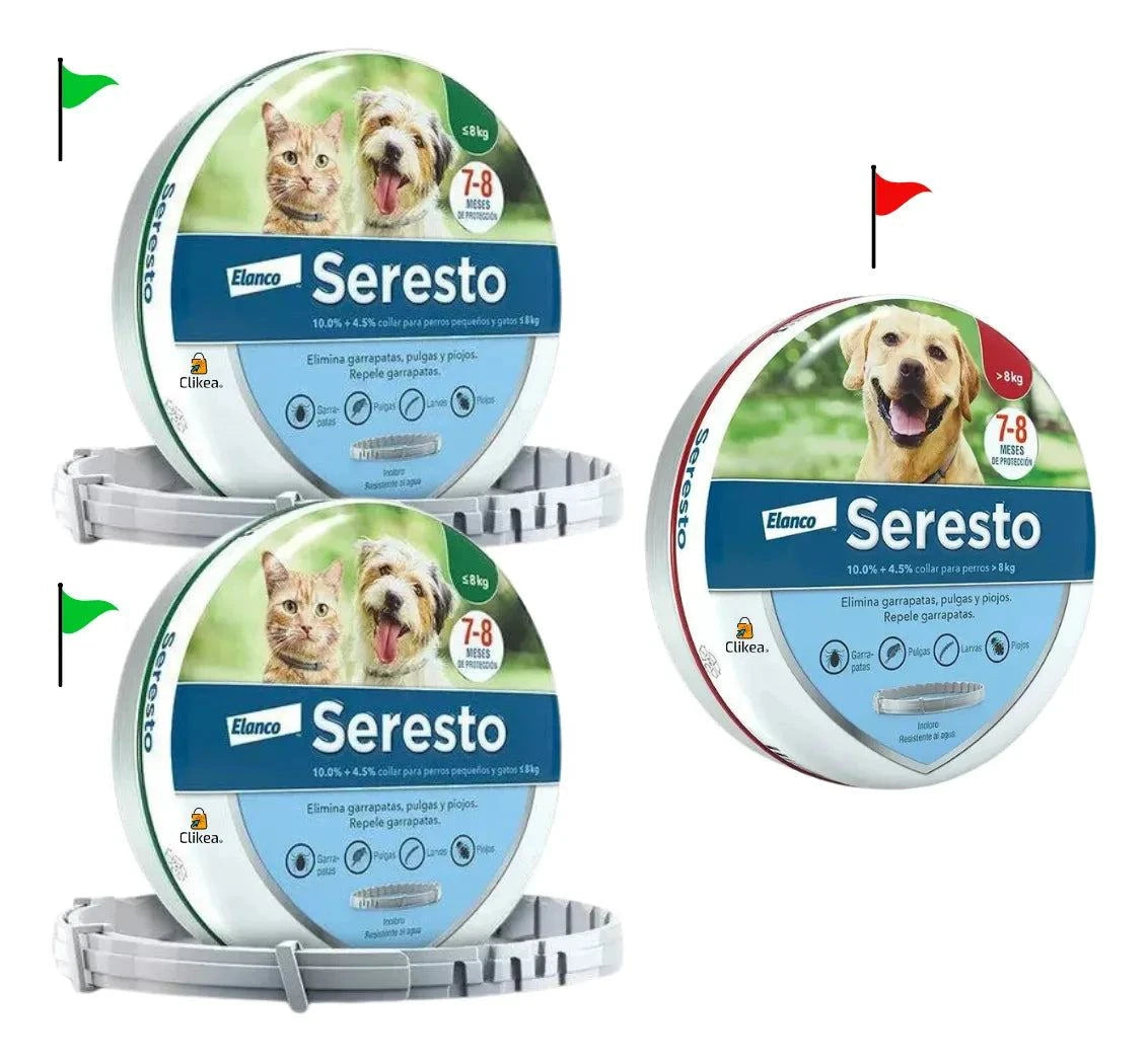 Seresto Elanco Paquete con 3 Collares - Talla a Elegir - vista 1