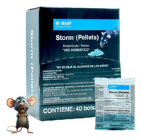 Storm Pellets Caja Con 40 Bolsas De 20 G Rodenticida