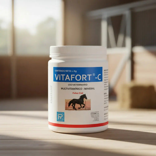 Vitafort C Parfarm 1 kg Suplemento Vitamínico para Caballos — foto 1