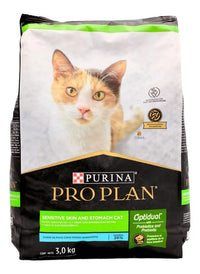 Purina Pro Plan Sensitive Skin & Stomach gato, 3 kg