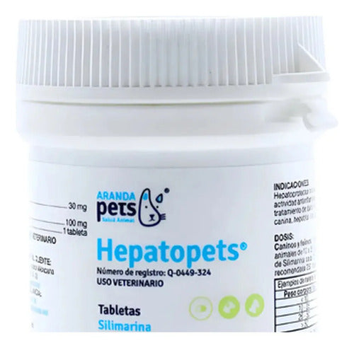 Hepatopets Aranda Pets 60 Tabletas — foto 2