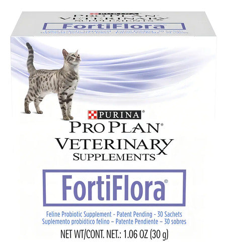 Purina Pro Plan Fortiflora gato, 30 sobres