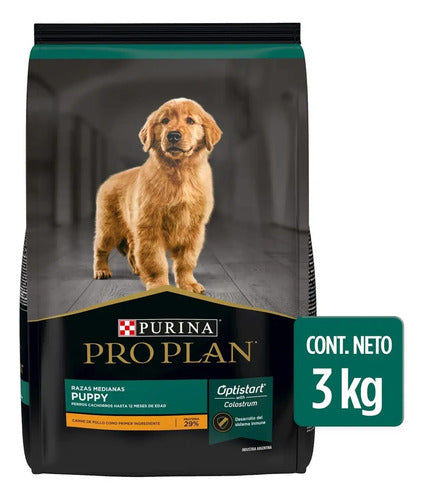 Purina Pro Plan Cachorro perro raza mediana, 3 kg