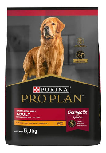 Purina Pro Plan Optihealth perro raza mediana, 13 kg