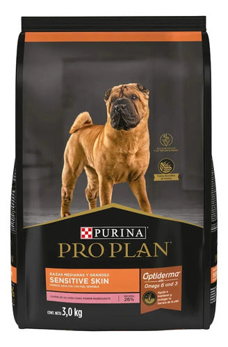 Purina Pro Plan Sensitive Skin perro mediano/grande, 3 kg