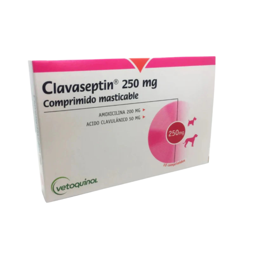 Foto de referencia: Vetoquinol Clavaseptin 250 mg 10 Comprimidos