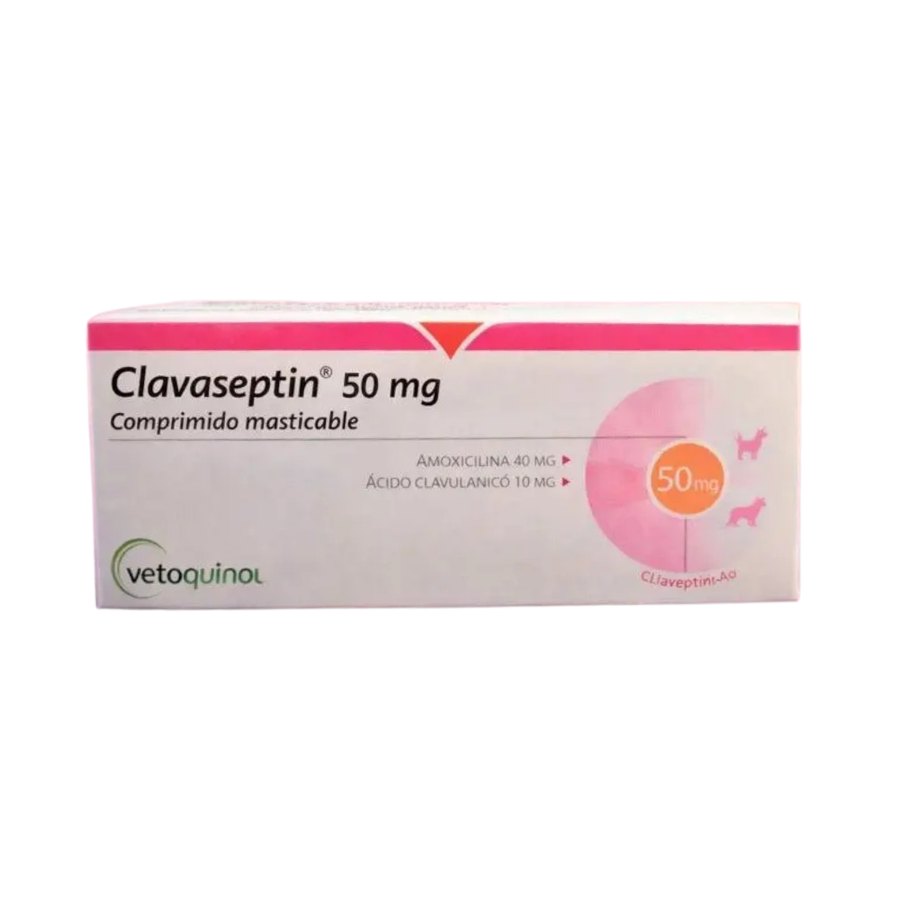 Foto de referencia: Vetoquinol Clavaseptin 50 mg 10 Comprimidos