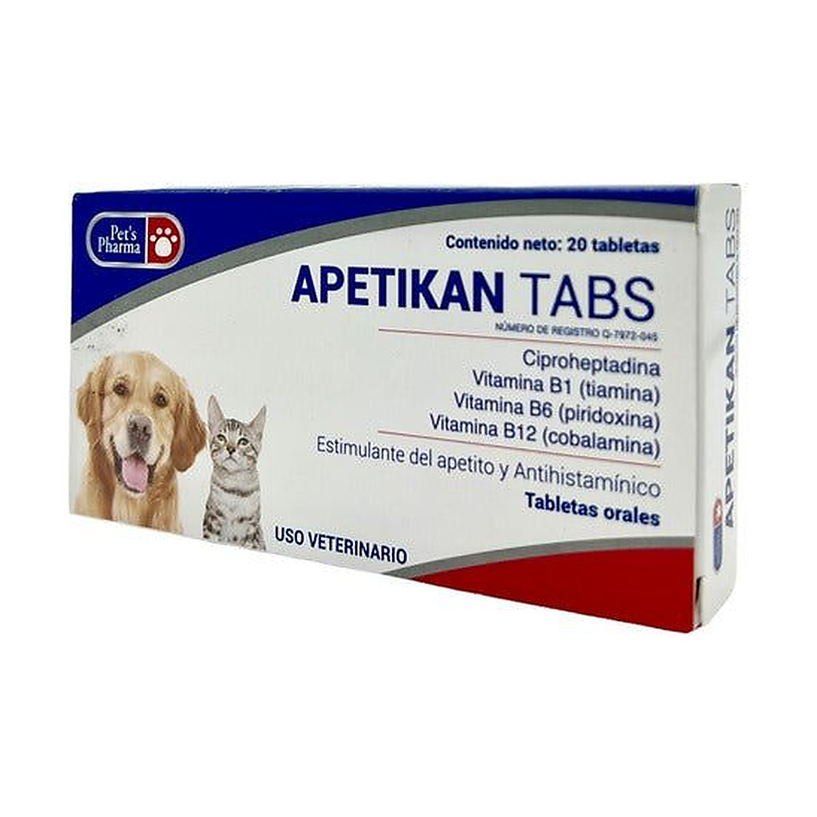 Apetikan Pets Pharma, caja con 20 tabletas