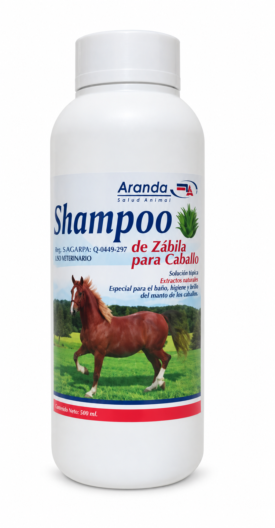 Aranda Shampoo de Zábila para Caballo 500 ml