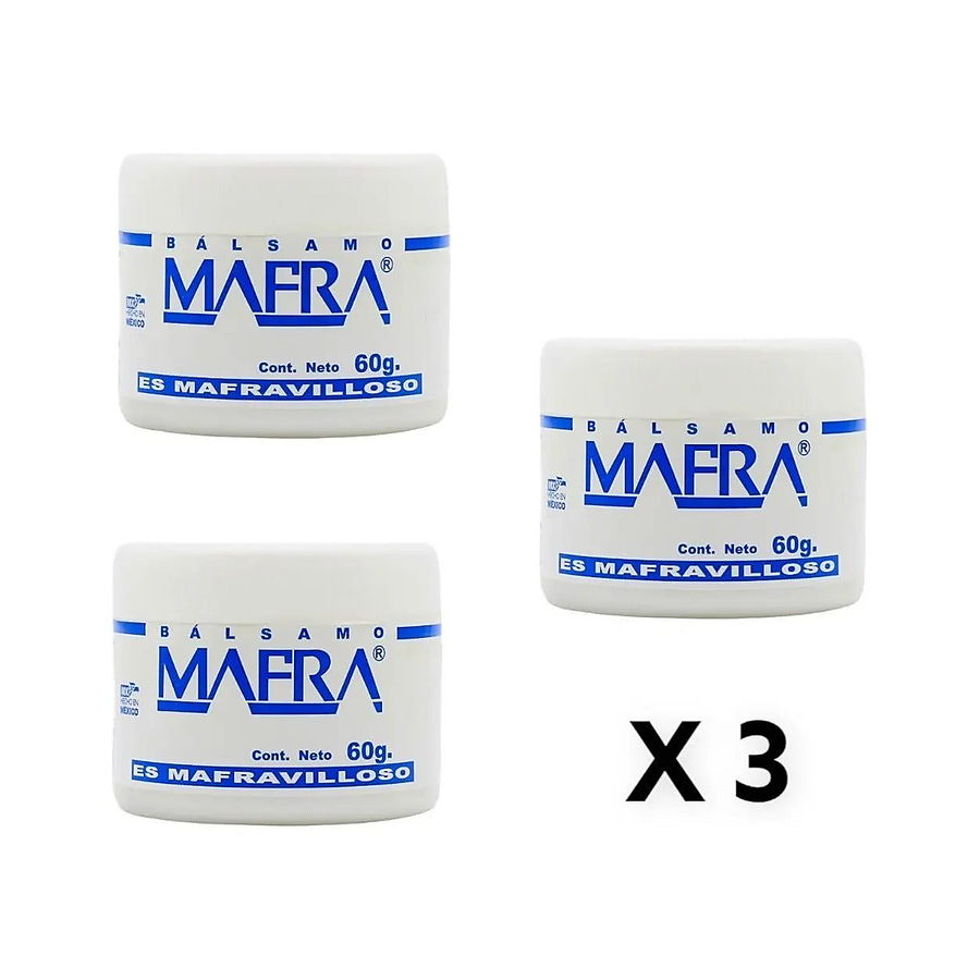 Bálsamo Mafra Ungüento Blanco 60 g paquete de 3