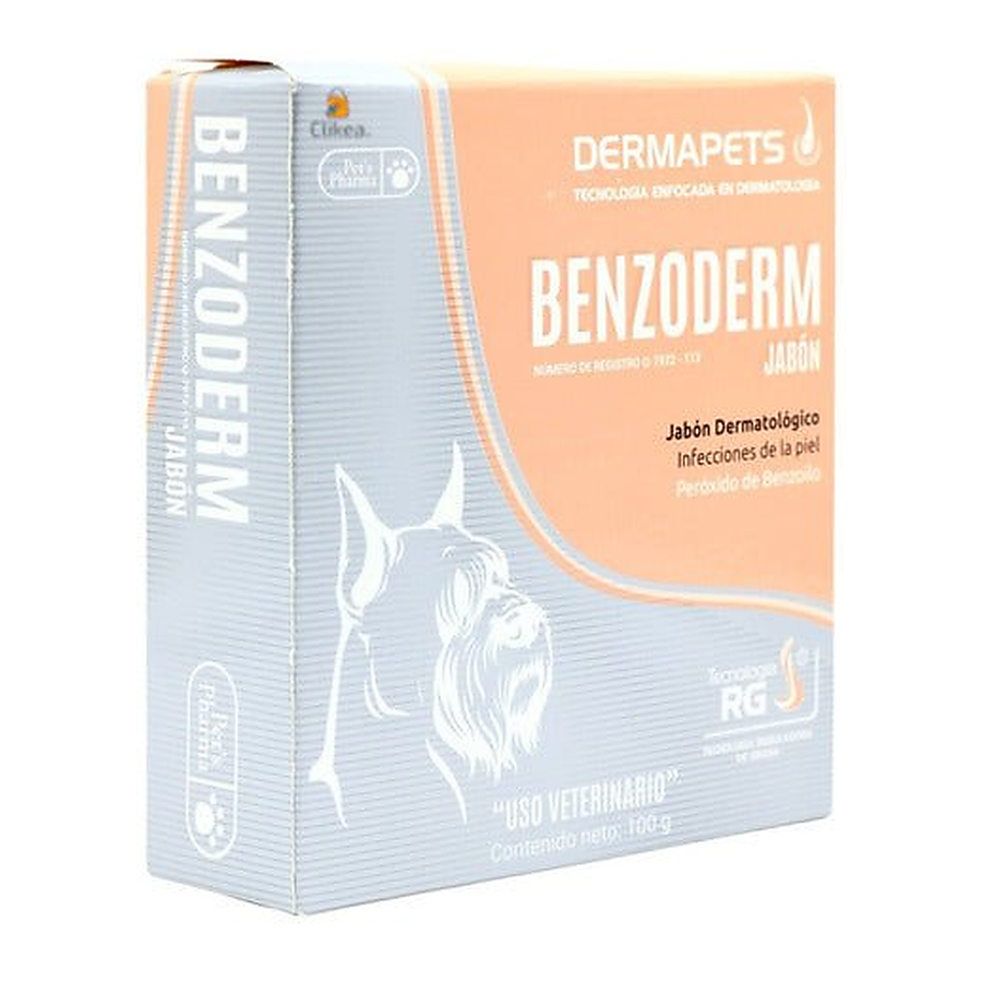 Benzoderm Dermapets jabón dermatológico 100 g