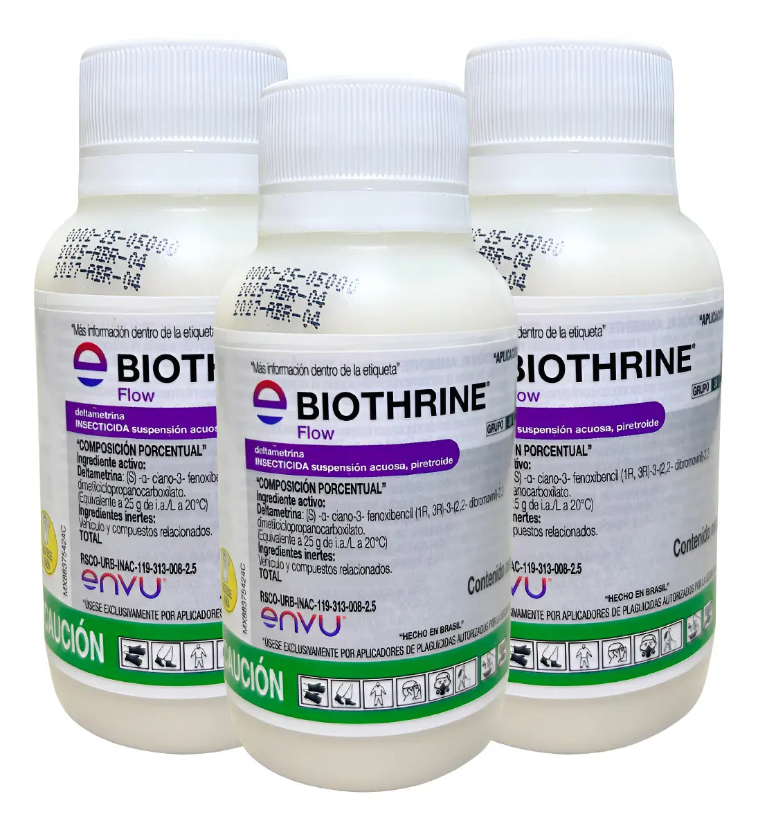 Biothrine Flow Bayer 100 ml Insecticida - Paquete con 3