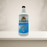 Absorbine Super Poo Shampoo para Caballo 946 ml — presentación en ambiente de estudio neutro
