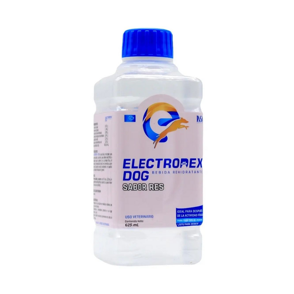Electrodex Rehidratante para Perros 625 ml - Caja con 12 Piezas — una botella completa de 625ml del paquete de doce