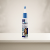 Virbac Epiotic Limpiador Otico Perros y Gatos 100 ml — presentación completa en ambiente neutro