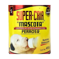 Super Cria Sustituto de Leche para Cachorro 450 g — detalle auténtico del nombre y contenido