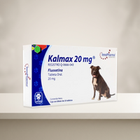 Inno Pharma Kalmax Fluoxetina 20 mg 10 Tabletas Perro — presentación completa en ambiente neutro