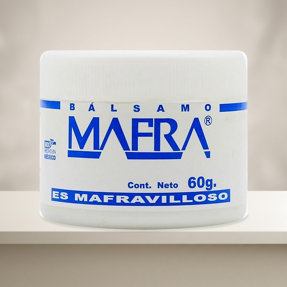 Balsamo Mafra Unguento Blanco 60 g — presentación completa en ambiente neutro