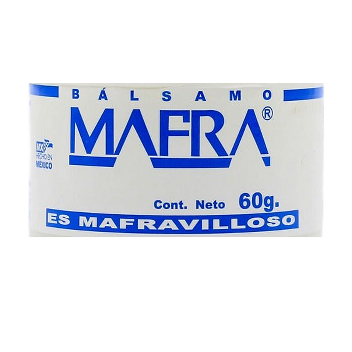 Balsamo Mafra Unguento Blanco 60 g — detalle completo de impresión frontal