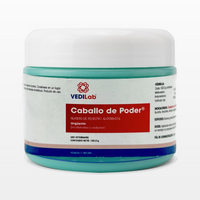 Caballo de Poder Vedilab 150 g — tarro completo sobre fondo neutro continuo