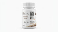 Clindamicina Alpha Chem 100 mg, frasco con 100 tabletas — vista lateral y fórmula