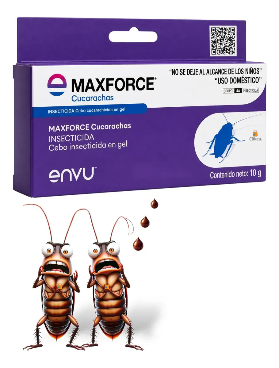 Max Force Gel Cucarachas 10 G Mata Cucaracha Maxforce