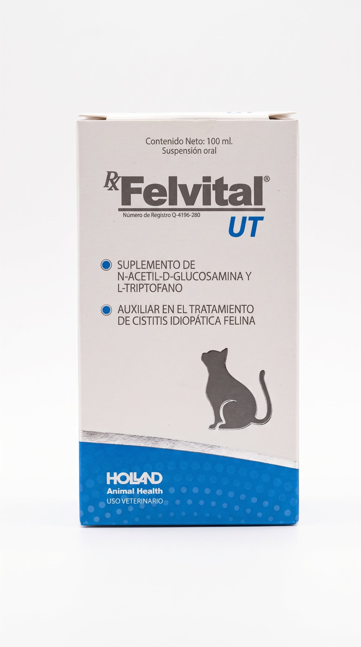 Felvital UT Holland 100 mL para gatos, frente del empaque