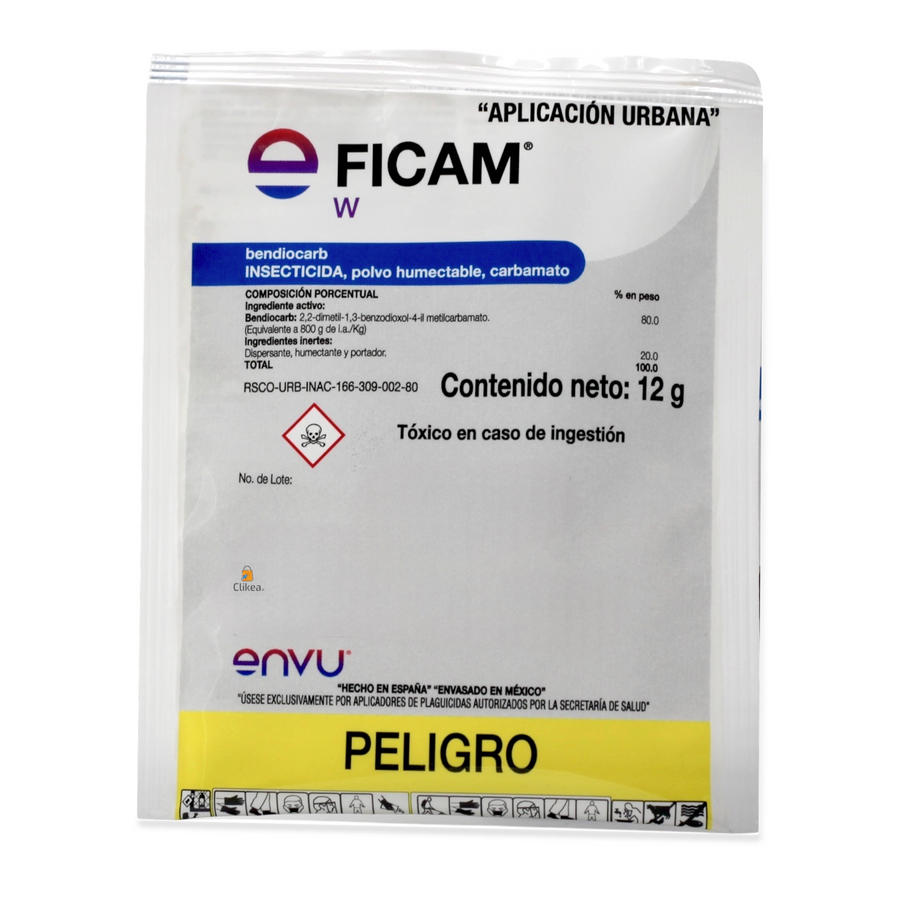 Ficam W Envu 12 g — un sobre completo sobre fondo blanco