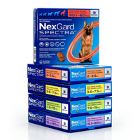 NexGard Spectra 3 Tabletas| Pulgas, Garrapatas y Desparasitación Interna