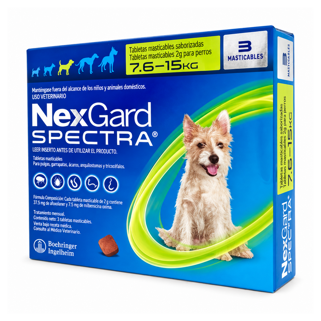 Vea Pets NexGard Spectra 3 Tabletas Talla a Elegir | CLIKEA | CLIKEA PETS