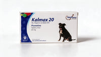 Kalmax 20 InnoPharma, fluoxetina 20 mg, caja con 10 tabletas — frente del empaque
