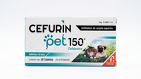 Cefurin Pet 150, caja vista frontal