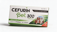 Cefurin Pet 300, caja vista frontal