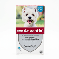 Elanco Advantix Pipeta Perro de 4 a 10 kg, 1.0 ml