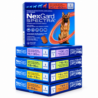 NexGard Spectra 1 tableta, cinco presentaciones por peso