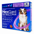 NexGard Spectra 3 Tabletas para Perros 15.1-30 Kg