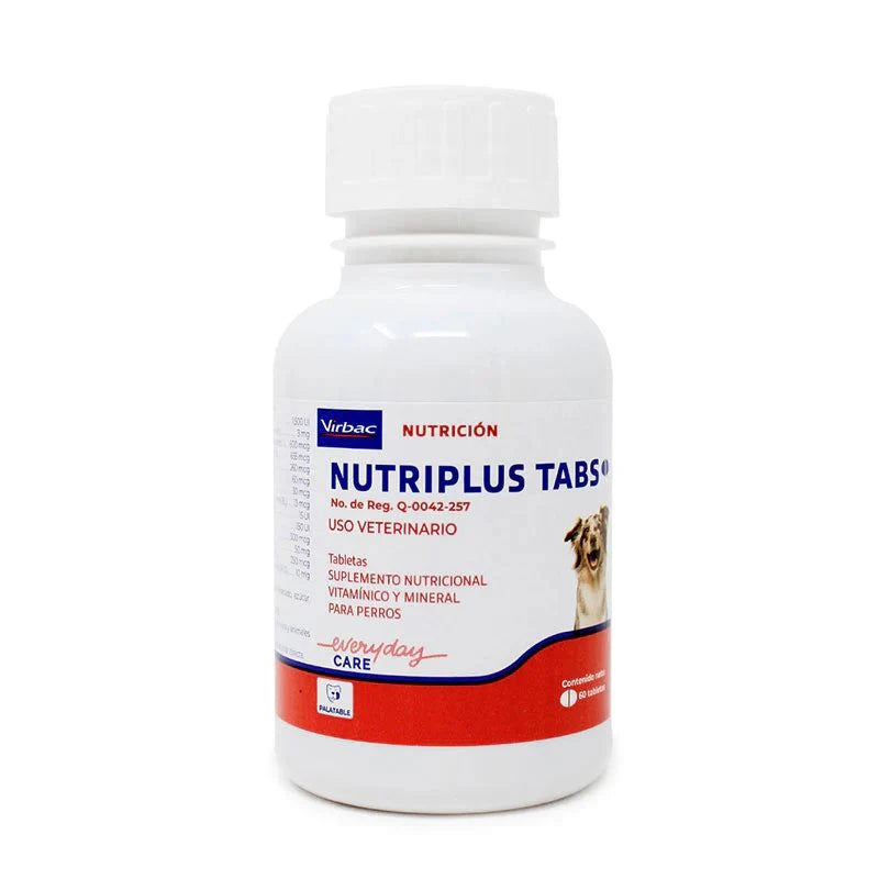 Nutriplus 60 Tabletas Virbac Para Perro