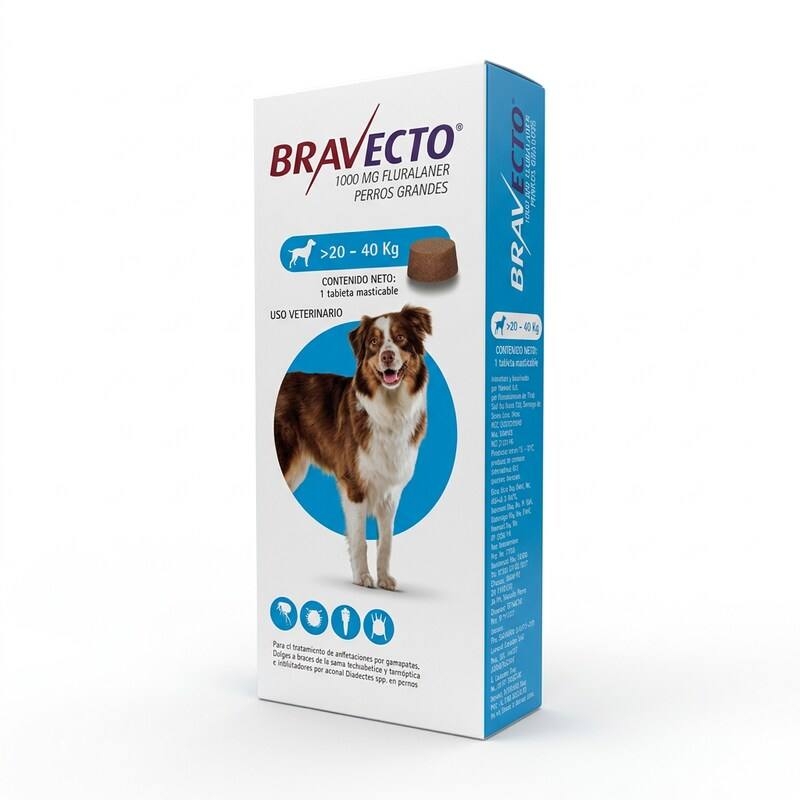 Bravecto Masticable Perro y Gato - talla a elegir