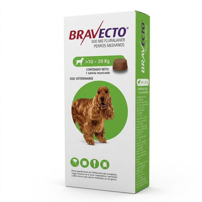Bravecto Masticable Perro y Gato - talla a elegir