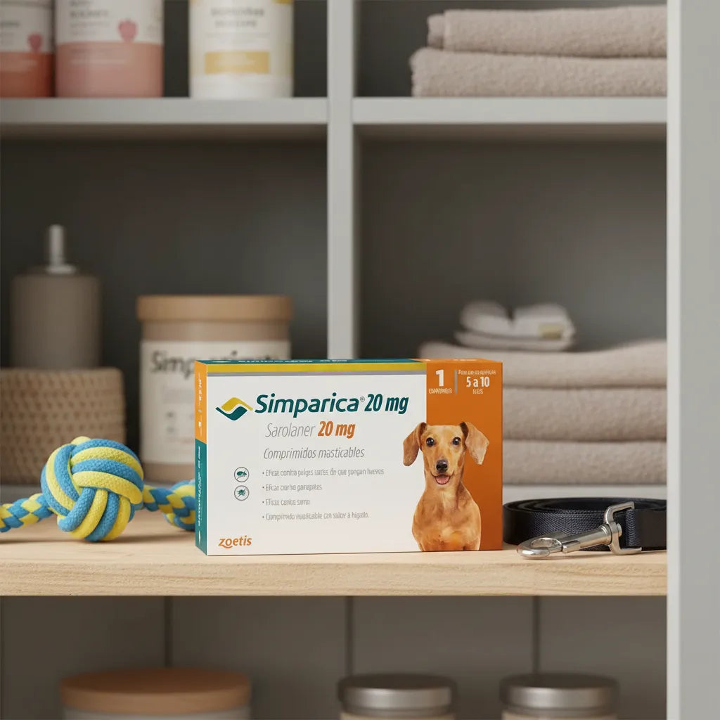 Simparica para perros de 5 a 10 kg, caja con 1 tableta — foto 1