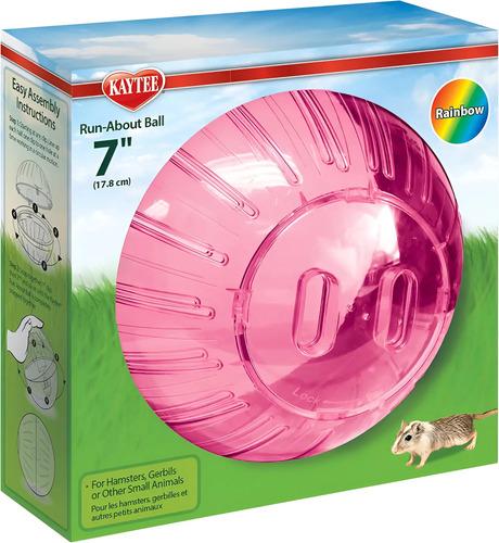 Pelota Kaytee Run-about rosa chicle