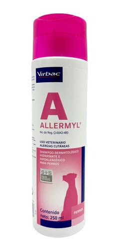 Allermyl Shampoo Hidratante Alergias Cutaneas Virbac 250 Ml