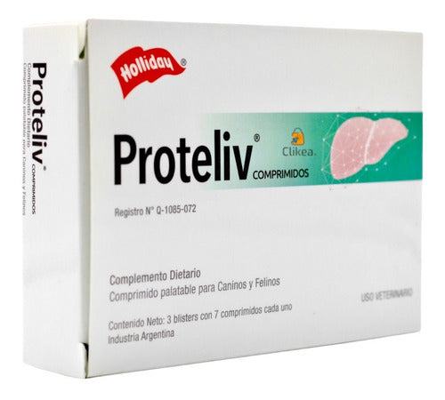 Proteliv Protector Hepatico 21 Tabs Holliday Perros Y Gatos