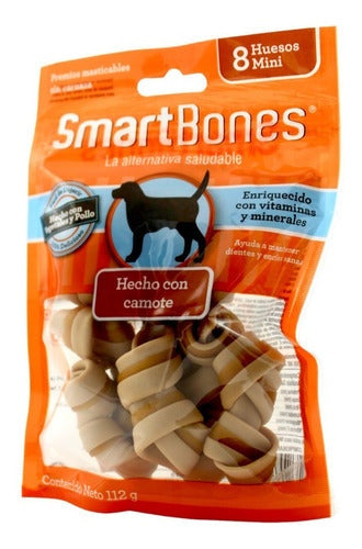 Smartbones 8 Premios Para Perro Camote 112 G Tipo Carnaza
