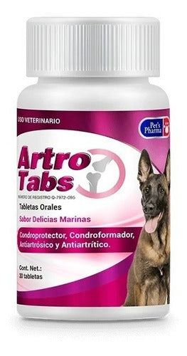 Pets Pharma Artro Tabs Condroprotector Para Perros 30 Tab