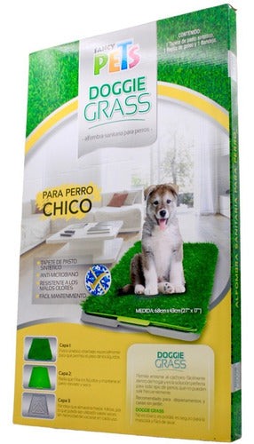 Doggie Grass Tapete Entrenador Sintético Chico Fancy Pets
