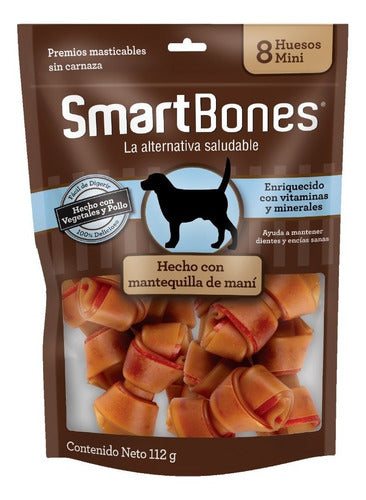 Smartbones Premios Perro Crema Cac Pollo Veg Sin Carnaza 8pz