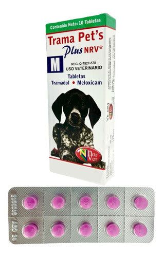 Tramadol Trama Pets Plus Nrv M Mediano 20 Mg Norvet Perros