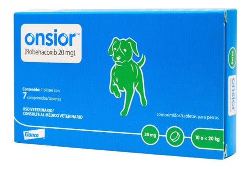 Onsior Robenacoxib 20 Mg Perros 10 A 20 Kg Elanco 7 Tab